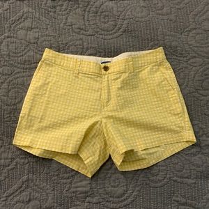 Yellow Gingham Shorts